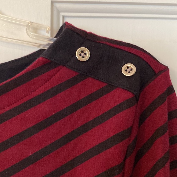 Karen Scott Striped Shirt NWOT Size XL - Picture 5 of 6